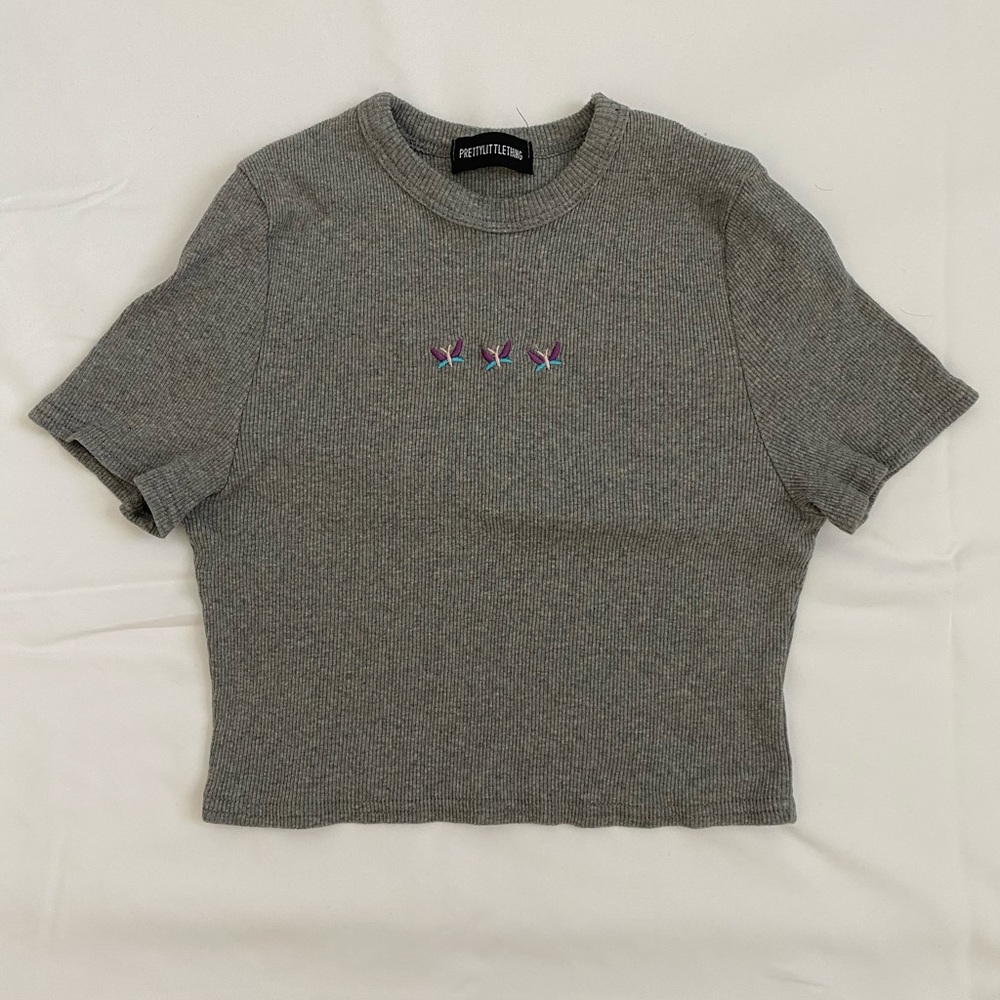 PLT Butterfly Crop Tee